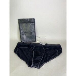 2xist Performance Lightning Speed Mesh Low Rise Brief Underwear Black Mens XL